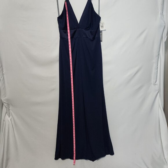 white by Vera Wang Navy Blue Formal Dress - Size 12 - Picture 5 of 13